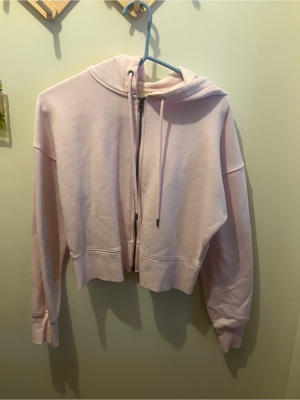 Baby pink zip-up